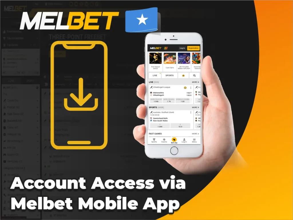 Account Access via Melbet Mobile App