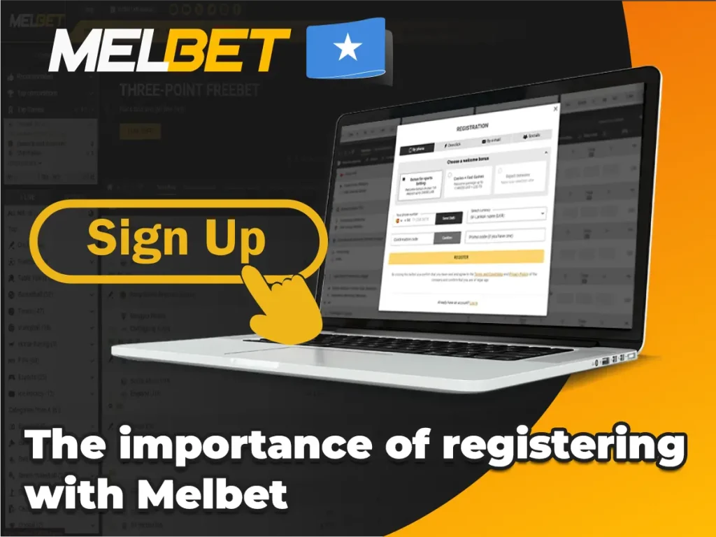 The importance of registering with Melbet